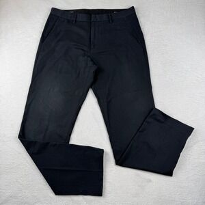Bonobos Weekday Warrior Dress Pants Mens 33x32 Black Slim Fit‎ Thursday Stretch